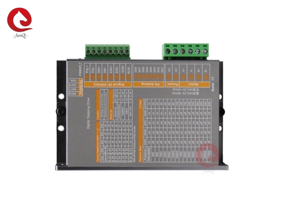 Junqi 24V~80VDC Strom2.0A~8.4A Digitales Stufentauchen für 4,6,8-Draht 2-Phasen-Schrittmotor