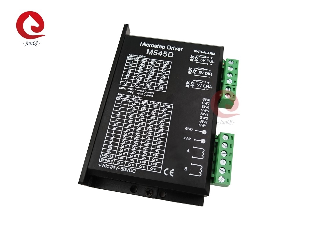Junqi Nema23/34 Schritttriebwerk DM545D 4.5A 24~50VDC für 2-Phasen-Schritttriebwerksteuerung CNC-Gravurmaschine