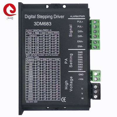 Digital 3 Phasen-Schrittmotor-Fahrer 3DM683 60VDC 8.3A für das Gravieren der Schneidemaschine NEMA23